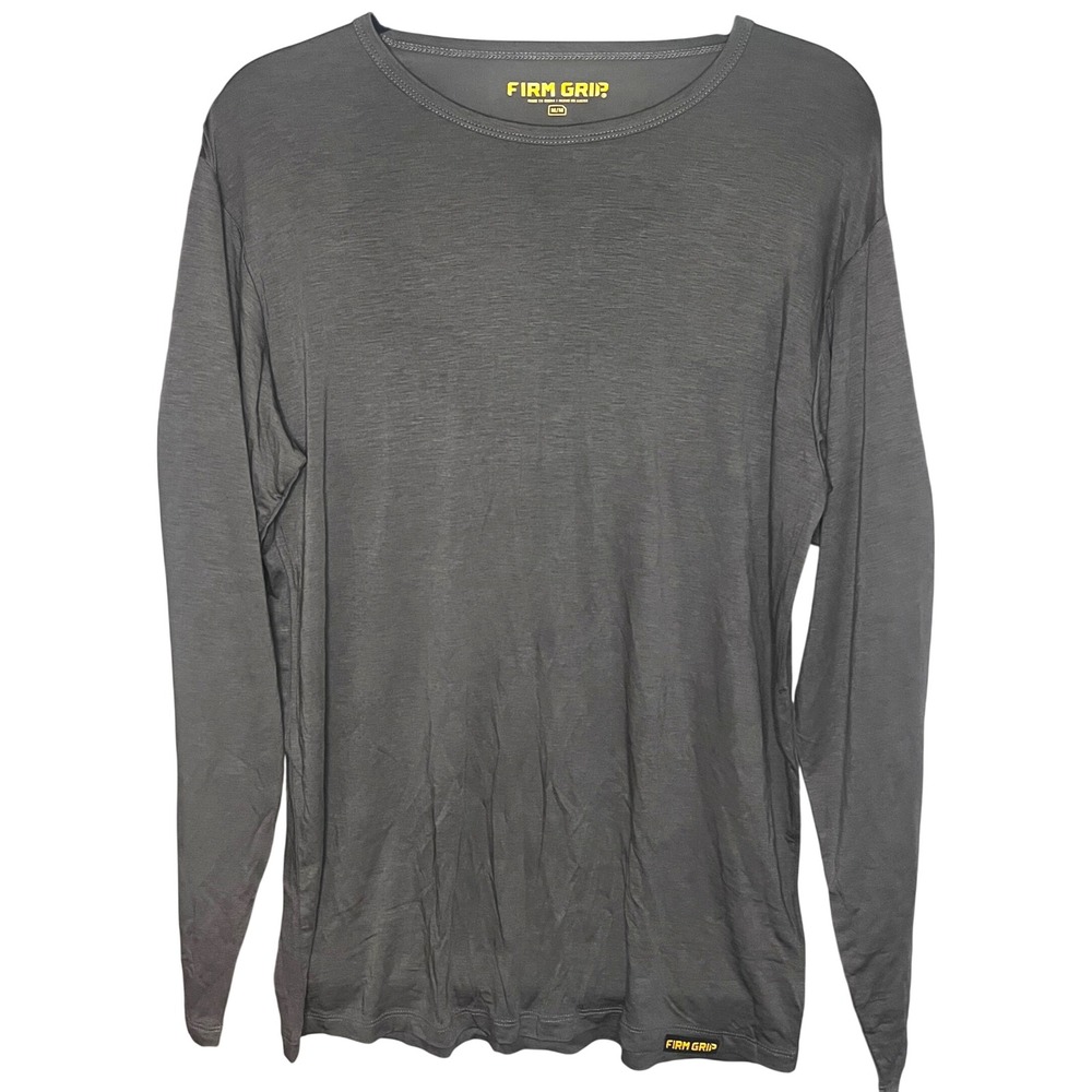 Firm Grip Mens Long Sleeve Base Layer T-Shirt Gray NKM100 Size Medium‎